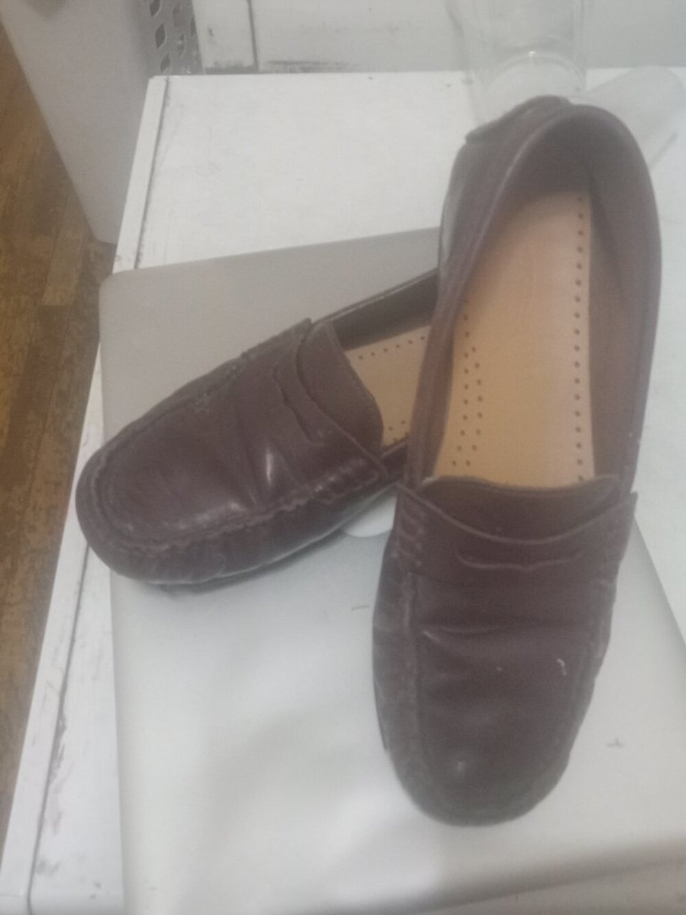 Burgundy venettini loafers size 38